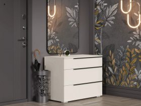 Комод с 3 ящиками Айри КМ-001 (кашемир) в Татарске - tatarsk.mebel-nsk.ru | фото