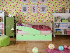 Кровать детская Бабочки 1,8 м в Татарске - tatarsk.mebel-nsk.ru | фото