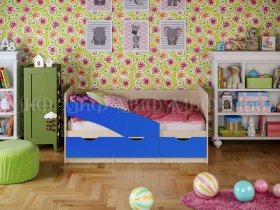 Кровать детская Бабочки 2,0 м в Татарске - tatarsk.mebel-nsk.ru | фото