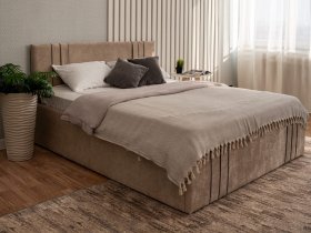 Кровать двуспальная 1,4м с подъем. мех. Леванте в Татарске - tatarsk.mebel-nsk.ru | фото