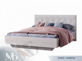 Кровать двуспальная 1,6м Кимберли КР-13 в Татарске - tatarsk.mebel-nsk.ru | фото