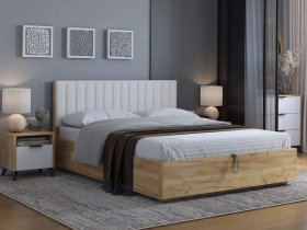 Кровать двуспальная 1,6м Юлия в Татарске - tatarsk.mebel-nsk.ru | фото