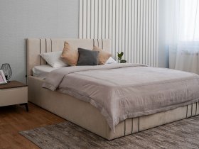 Кровать двуспальная 1,8м с подъем. мех. Леванте в Татарске - tatarsk.mebel-nsk.ru | фото