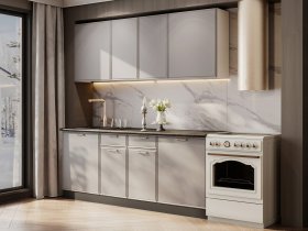 Кухонный гарнитур «Адель» 2,0м (нео) в Татарске - tatarsk.mebel-nsk.ru | фото