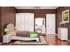 Модульная спальня Каролина в Татарске - tatarsk.mebel-nsk.ru | фото