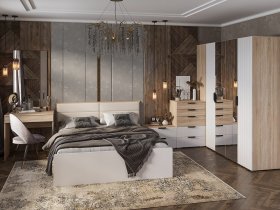 Модульная спальня Норд в Татарске - tatarsk.mebel-nsk.ru | фото