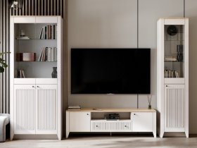Модульная стенка Валенсия в Татарске - tatarsk.mebel-nsk.ru | фото