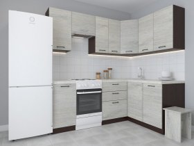 Модульная угловая кухня 1,4м*2,1м Лада (пикард) в Татарске - tatarsk.mebel-nsk.ru | фото
