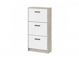 Обувница ОБ-2 Вега (дуб крафт серый/белый) в Татарске - tatarsk.mebel-nsk.ru | фото