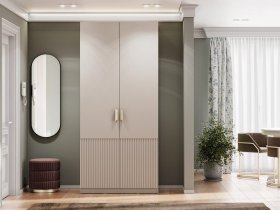 Шкаф двухстворчатый Эккервуд (Нью) (меланж) в Татарске - tatarsk.mebel-nsk.ru | фото