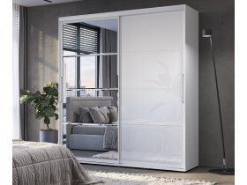 Шкаф-купе Крафт-6 2,0м (белый) в Татарске - tatarsk.mebel-nsk.ru | фото
