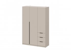 Шкаф трехстворчатый с ящиками ШК-22 (меланж) в Татарске - tatarsk.mebel-nsk.ru | фото